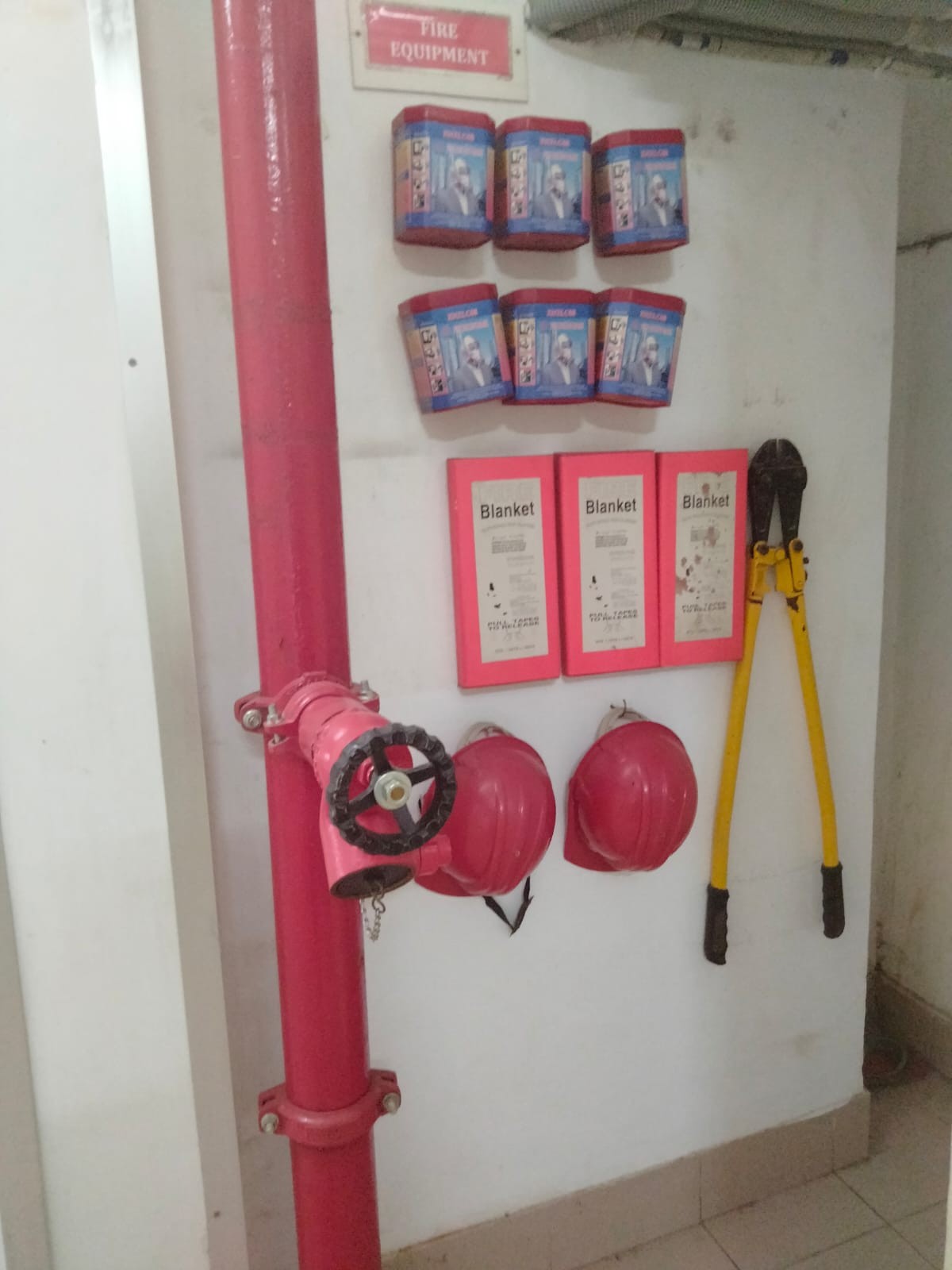 Fire safety equipment's Photo